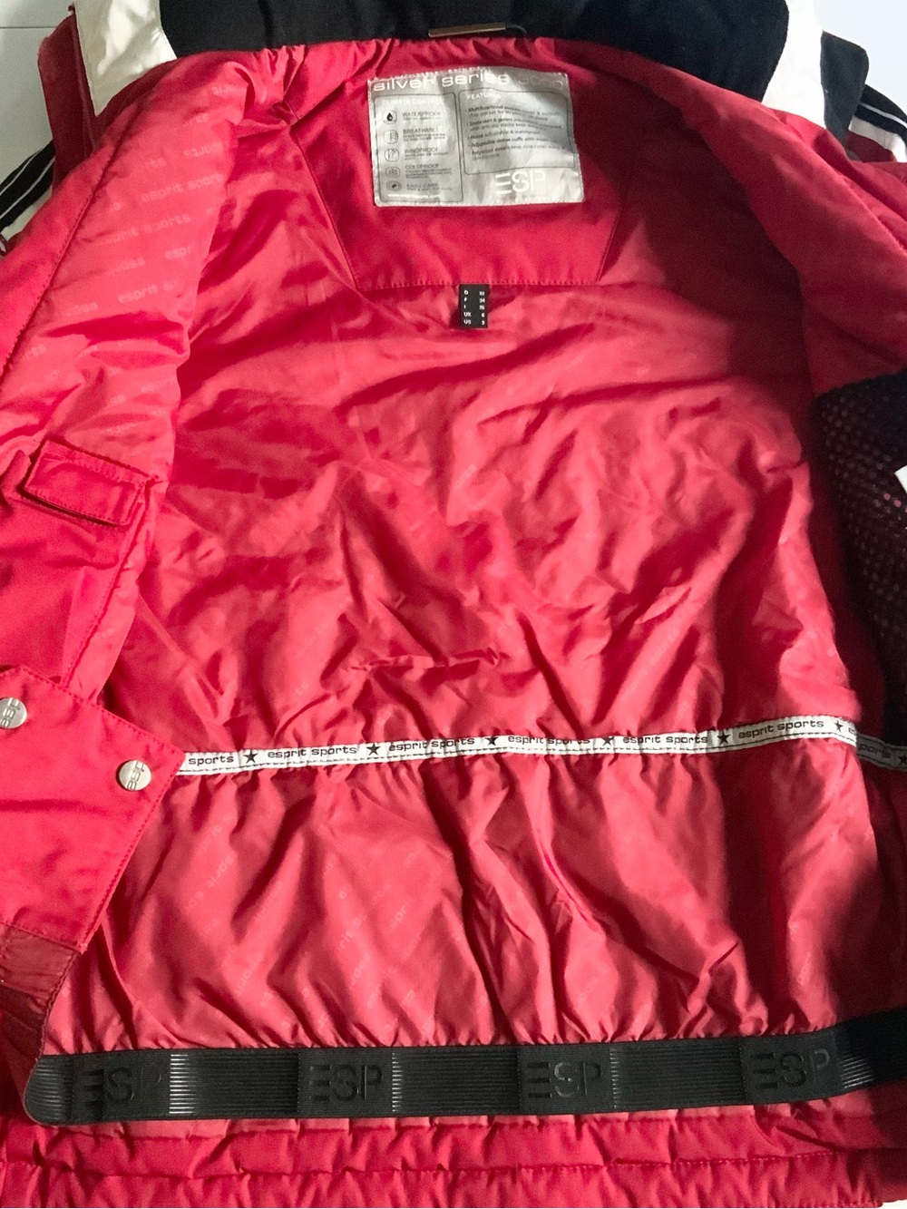 Esprit Women’s 2-Piece Silver Series 3000 Ski Jacket and Pants Set sz US3 - Picture 3 of 7